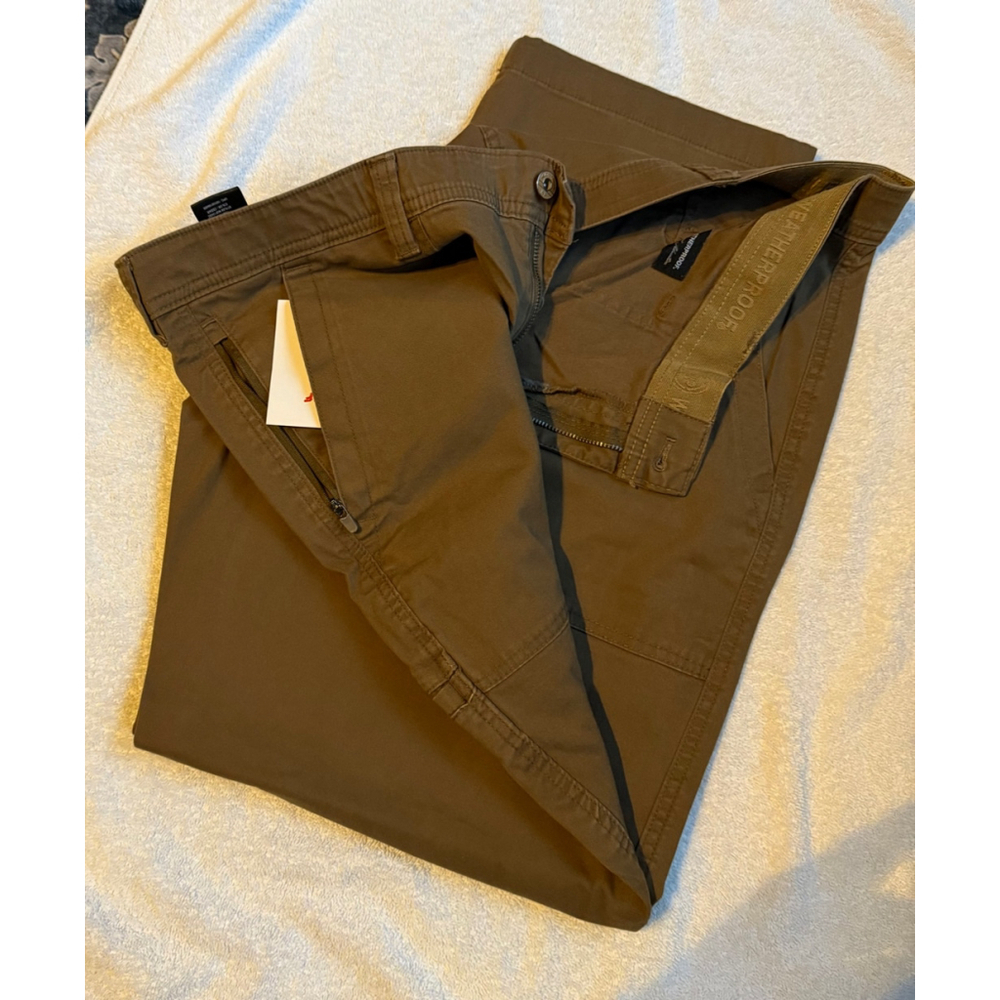 Weatherproof Mens Cargo Pants Brown 40x30 - Picture 3 of 3